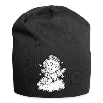 Rage Gaming Cherub – Wütender Engel zockt - Jersey-Beanie - Schwarz - Vorne