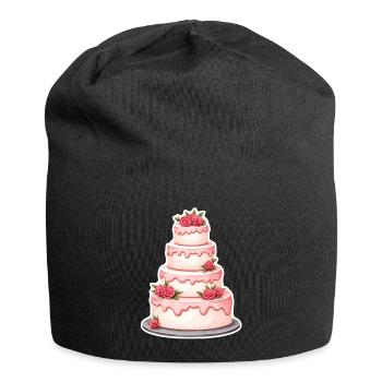 Cake Wedding - Jersey Beanie - black - Front