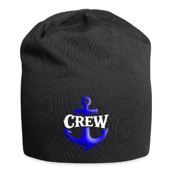 Anchor Crew Nautical Logo - Jersey Beanie - black - Front
