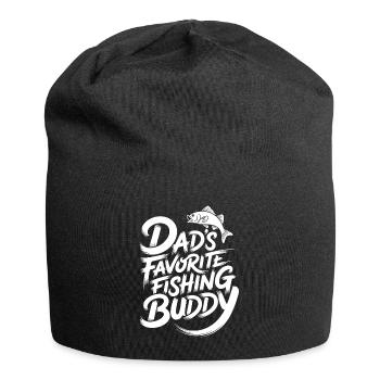 Dad's Favorite Fishing Buddy - Jersey Beanie - black - Front
