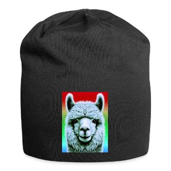 Alpaca - Jersey Beanie - black - Front
