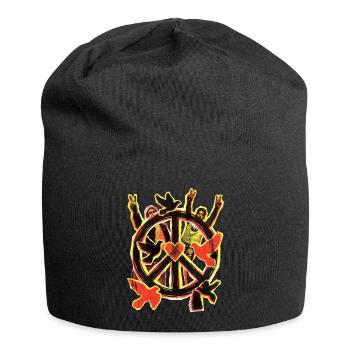 Paix Liberté Allemagne - Bonnet en jersey - noir - Devant