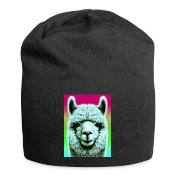 Alpaca - Jersey Beanie - black - Front