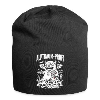 Minimalist Blood Drop Horror Design - Jersey Beanie - black - Front