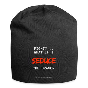 DeD-Barden-Themen-T-Shirt - Jersey-Beanie - Schwarz - Vorne