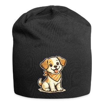 canine - Bonnet en jersey - noir - Devant
