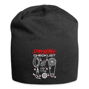 Bicycle Checklist Design - Jersey Beanie - black - Front