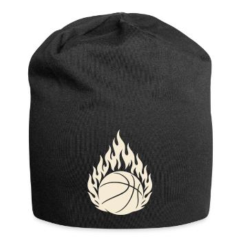 Basketball On Fire - Basketball - Jersey Beanie - black - Front