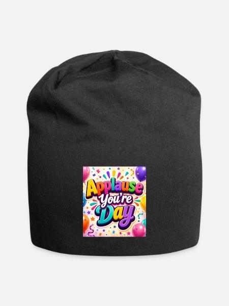 Applaus You're Day Feier - Jersey-Beanie - Schwarz