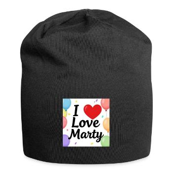 J’adore Marty Balloons - Bonnet en jersey - noir - Devant