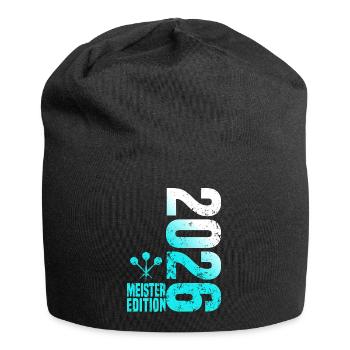 Darts Champion 2026, Kreisliga Shirt cyan white - Jersey Beanie - black - Front
