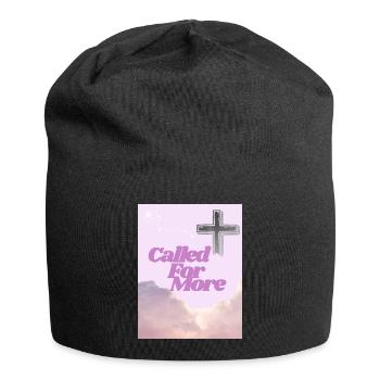 Appelée à Plus de lever de soleil croisé - Bonnet en jersey - noir - Devant