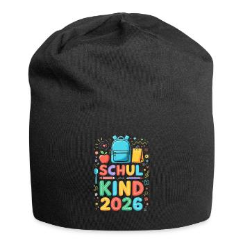 Scolaire 2026 Inscription scolaire 2026 Retour à l’école - Bonnet en jersey - noir - Devant