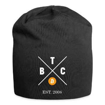 Bitcoin Freedom BTC Crypto Bitcoin Trader To Moon - Jersey-Beanie - Schwarz - Vorne
