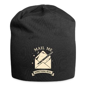 Mail Me Something Real - Jersey-Beanie - Schwarz - Vorne