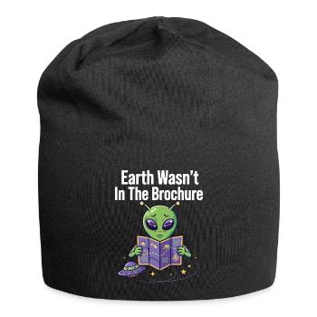 Earth Wasn’t In The Brochure Alien - Jersey-Beanie - Schwarz - Vorne
