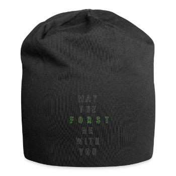 May the Forst be with you - (zentriert) - Jersey-Beanie - Schwarz - Vorne