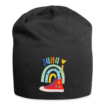 Schulkind  - Jersey-Beanie - Schwarz - Vorne