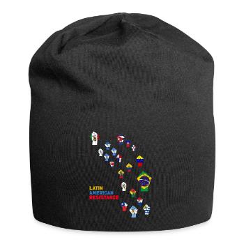 Mosaik des lateinamerikanischen Widerstands - Jersey-Beanie - Schwarz - Vorne