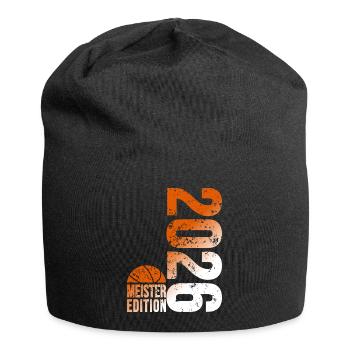 Basketball Champion Shirt 2026, Orange White - Jersey Beanie - black - Front