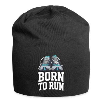 Trail Running - Born to Run - Jersey Beanie - black - Front