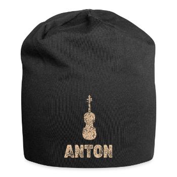 Anton - Jersey Beanie - black - Front