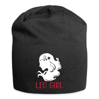 Zodiac sign Leo - Jersey Beanie - black - Front