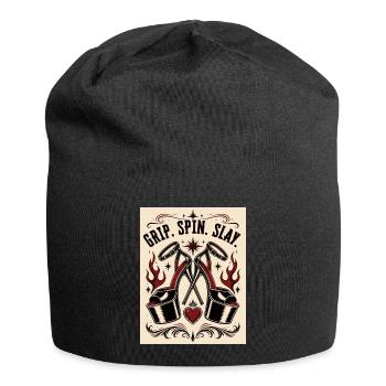 Grip Spin Slay Heeled Tattoo - Jersey-Beanie - Schwarz - Vorne