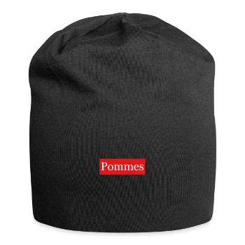 Pommes - Jersey-Beanie - Schwarz - Vorne