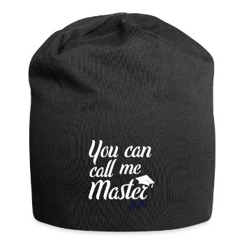 You can call me Master 2019 - Jersey-Beanie - Schwarz - Vorne