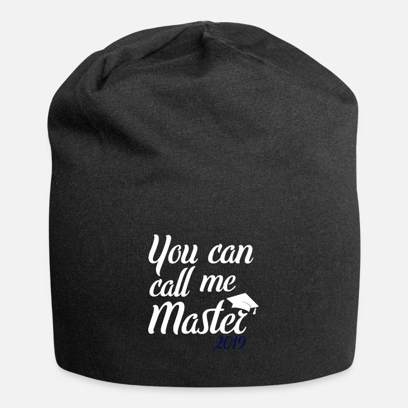 You can call me Master 2019 - Jersey Beanie - black