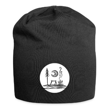 camping - Bonnet en jersey - noir - Devant