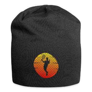 tennis tennis match tennis court - Jersey Beanie - black - Front