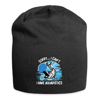 Aquarium Aquarists Fish Ornamental fish Aquaristics - Jersey Beanie - black - Front