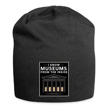 Funny Museum Staff Historian Archeology - Jersey Beanie - black - Front