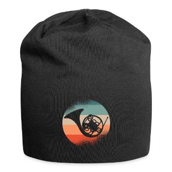 French Horn Horn player - Jersey Beanie - black - Front