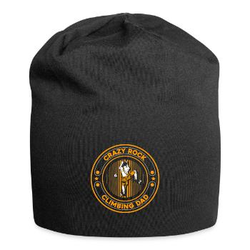 Klettern Bergsport Kletterer - Jersey-Beanie - Schwarz - Vorne