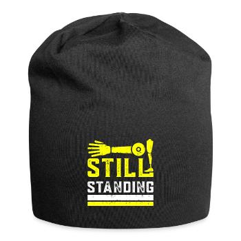 Still Standing Funny Leg Amputation Leg Amputee - Jersey-Beanie - Schwarz - Vorne