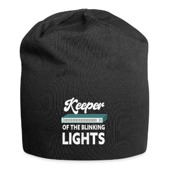Keeper of the Blinking Lights IT Tech Network - Jersey Beanie - black - Front
