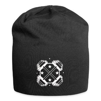 Musculation - Haltérophilie Fitness Workout Gym - Bonnet en jersey - noir - Devant