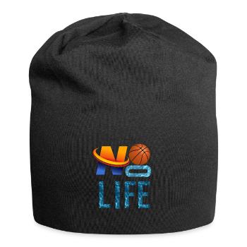 KEIN KORB, KEIN LEBEN - Jersey-Beanie - Schwarz - Vorne