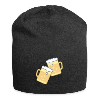 Tasse à bière - Bonnet en jersey - charbon - Devant