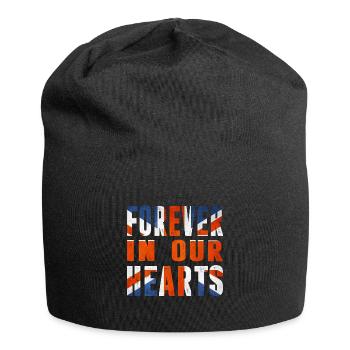 Queen Elizabeth - Forever in our hearts - Jersey-Beanie - Schwarz - Vorne