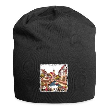 Colmar France Old Town Grunge Style - Jersey Beanie - black - Front