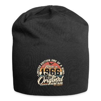 1966 Vintage Vintage Rétro Cadeau d’anniversaire - Bonnet en jersey - noir - Devant