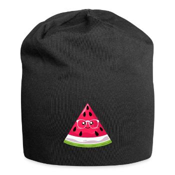 watermelon - Jersey Beanie - black - Front