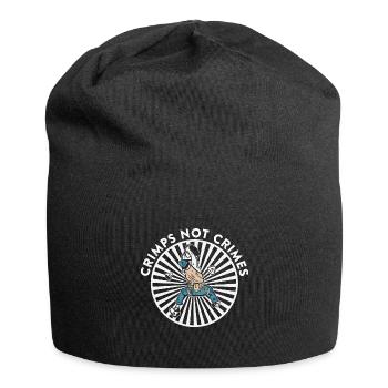 Klettern Bergsport Kletterer - Jersey-Beanie - Schwarz - Vorne