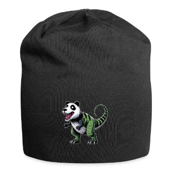 Brontosaure Zebra Fusion : Fantastique - Bonnet en jersey - noir - Devant