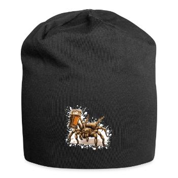 Tarentule Bière Drôle - Bonnet en jersey - noir - Devant