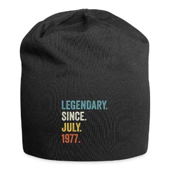 45 Years Old Legendary Since July 1977 45th - Jersey Beanie - black - Front